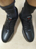 戈耐新款商务休闲皮鞋男士英伦正装内增高运动鞋防滑爸爸百搭潮流男鞋 黑色 42 (260mm) 实拍图