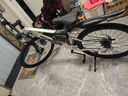 永久铝合金山地自行车成年人变速越野减震赛车男女青少年学生单车 琥珀白 / 铝架 钢线轮 油碟 30速 / 26寸 实拍图