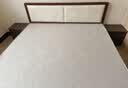 晟菲勒新中式胡桃色实木床1.8米双人床家用主卧储物床出租屋单人床 胡桃色软包床【促销款】 1.5米*2.0米【促销款】 实拍图