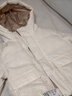 优衣库童装男童女童高性能复合连帽外套/保暖厚衣服473309 01 乳白色 120 实拍图