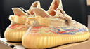 阿迪达斯Yeezy350暴龙兽椰子夏日透气青少年学生休闲鞋 36 实拍图