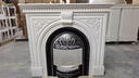逸雪法式玄关壁炉柜取暖火焰壁炉欧式家用别墅客厅鸟笼炉芯壁炉装饰柜 长120*30*106cm黑加银鸟笼取暖炉 黑色柜体 实拍图