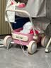 kidpop宝宝学步车1-3岁婴儿多功能手推车防侧翻可调速助步车 周岁礼物 【环保PP车斗】童话粉 实拍图