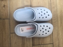 名创优品（MINISO）洞洞鞋男女夏季外穿沙滩凉鞋防滑厚底踩屎感包头凉拖鞋 蓝36-37 实拍图