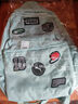 彪马（PUMA）官方 复古休闲双肩包书包 PATCH BACKPACK 079194 薄荷绿-05 OSFA/均码 实拍图