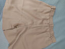 真维斯（Jeanswest）西装短裤女装夏季新款休闲风外穿高腰宽松五分裤子小个子女生裤装 卡其 纯色 XL 实拍图