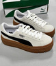 彪马（PUMA）复古增高厚底松糕鞋女子新款休闲鞋PLATFORM 365830 白-黑色-15 37.5 实拍图