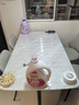 钟爱一生桌垫透明桌面垫餐桌布防水防油PVC软玻璃茶几垫水晶板台面垫抗菌 【磨砂4.0】口含级防油久用不发黄-足厚2mm 80*140cm 实拍图