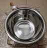 【便宜实用】不锈钢盆打蛋盆和面盆洗菜盆调料盆猪油盆子和面盆 32cm实盆+漏盆 实拍图