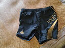 匹克泳裤男士泳衣抗氯舒适平角速干温泉度假专业游泳裤黑蓝 L 实拍图