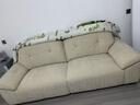 法莎蒂布艺沙发客厅现代简约直排三人位复古奶油云朵沙发雪尼尔 2.4米多人位 【豪华版雪尼尔婴儿绒】 实拍图