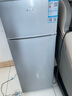 奥克斯（AUX）家用双门迷你小型冰箱 冷藏冷冻保鲜小冰箱 宿舍租房节能电冰箱 【国家补贴】BCD-50K66 旗舰款 银色 实拍图