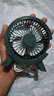 电风扇家用桌面风扇usb小风扇插电迷你电扇4寸学生宿舍办公室卧室台扇制冷 绿色-USB插电款 实拍图