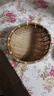 默然诺尔家居 放馒头饺子用的箩筐竹编制品竹簸箕竹筐篮竹筛子馒头收纳的 【炭熏款】外径16cm高5cm 实拍图