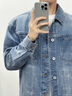 森马（Semir）牛仔外套男25秋复古水洗轻工装夹克小宽松上衣中性款109125108113 实拍图