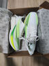 鸿星尔克闪电4跑步鞋男鞋秋季新款缓震跑鞋轻便专业运动鞋学生中考体测鞋 微晶白/荧光柠绿 针织版 40 实拍图