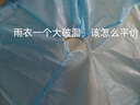长款雨衣防暴雨全身男女雨服成人便携雨披防雨轻便 蓝色款1件 实拍图
