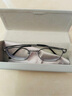 蔡司（ZEISS）镜片近视眼镜框男超轻纯钛方框近视镜架女防蓝光辐射可配度数散光 黑银-中框 配1.67非球面镜片(0-800度) 实拍图