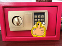 帝邦网红同款儿童密码箱存钱罐创意礼物小型家用防盗迷你密码锁钥匙锁保险柜家用全钢防盗保险箱可存钱 中国红【可投币】 实拍图