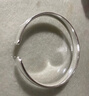 唯一（Winy）银手镯足银9999素圈开口镯子纯银饰品妈妈生日礼物送女友老婆 实拍图