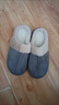 原沐初保暖厚底棉拖鞋女室内外穿棉鞋居家耐磨加厚孕妇月子鞋雪地靴 玛瑙灰 42-43 【适合41-42】 实拍图