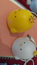 卡通小鸡仔小夜灯高颜值卧室可爱装饰发光玩具儿童生日分享小礼物 皇冠小鸡仔/黄色+白色/一对 实拍图