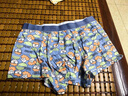 浪莎青少年内裤中大童学生棉质儿童内裤10-18岁胖童男孩亲肤四角短裤 活力少年 3条 175 -XL-建议体重100-120斤 实拍图