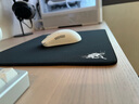 臻火渡 鼠标垫电竞fps顺滑细面  纯色竞技游戏专用大号小号桌垫 CSGO LOL PUBG 无畏契约 黑色 360*300*5 锁边小号 实拍图