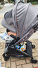 U'BEST优贝斯UBEST婴儿推车双向高景观可坐可躺婴儿车0-3岁手推遛娃折叠 绅士灰（坐垫版+餐盘）双向 升级版 实拍图