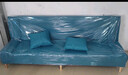 骁诺沙发客厅折叠沙发床两用小户型简易出租房布艺沙发卧室懒人沙发 湖蓝色【加宽加厚海绵】 2.0米四人位+俩抱枕 实拍图