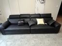 酷比得功能极简新款钢琴键真皮沙发客厅小户型北欧简约现代免洗直排沙发 直排四人位【3米】 【接触面】S级头层牛皮 实拍图