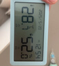 得力（deli）电子温湿度计 LCD液晶屏舒适度显示 高精度闹钟款 白色 LE506 实拍图
