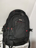 Edison初中生书包大容量双肩包多隔层防泼水高中学生背包 K052-8黑色 实拍图