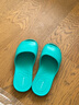 步术 拖鞋女中国台湾进口夏季家居时尚鱼嘴防滑防臭软底轻便静音 松柏绿 38 (建议38-39码穿/长约25.5cm）M 实拍图