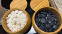紫湖围棋五子棋套装楠竹棋罐可折叠棋盘大号儿童露营361颗仿玉棋子 实拍图