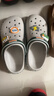 幸福玛丽（Cheerful Mario）拖鞋男孩防滑凉拖鞋中大童沙滩鞋外穿儿童洞洞鞋灰色内长23cm 实拍图