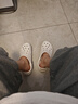 CROCS卡骆驰洞洞鞋贝雅男鞋女鞋轻便耐磨一脚蹬拖鞋休闲鞋|10126 白-100 45 (290mm) 实拍图