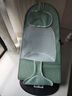 岙贝乐婴儿摇摇椅哄娃神器哄宝宝哄睡摇篮躺椅可折叠可调节摇摇椅安抚椅 绿色双层网:三挡调节+玩具 实拍图