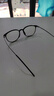 目匠 复古近视眼镜男女款 防辐射眼镜框超轻眼镜架文艺潮护目镜 2212 亮黑色 单镜架 可试戴 实拍图