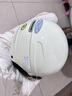 野马（YEMA）3C认证359S电动摩托车头盔男女夏天防晒轻便式半盔电瓶车安全帽 夏季 均码 米白色+咖色短镜 实拍图