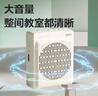 得力（deli）13W小蜜蜂有线款扩音器教师专用音响小喇叭腰挂麦克风录音蓝牙插卡喊话器导游便携式生日礼物白 实拍图