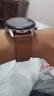 适用华为表带gt2gt3gt4/gt5/gt2pro真皮牛皮表带watch3pro手表带 【棕色】 自量接口接口宽度（22mm） 实拍图