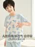 红豆儿童睡衣纯棉夏季薄款空调服男女童短袖套装中大童家居服3353 160 实拍图