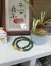 苏小冉和田碧玉手串菠菜绿正品老料碧玉双圈多圈手链女款高端收藏级礼物 6mm和田碧玉蜜蜡双圈款手串 14cm手围 实拍图