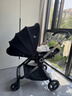 elittile逸乐途 婴儿车0-3岁用折叠可坐可躺可转向 EMU高景观双向婴儿推车 EMU欧版靛釉蓝【半蓬版】 实拍图