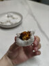 展艺红心咸鸭蛋黄40g 即食熟咸蛋黄酥蛋黄鸡翅烘焙原料月饼馅料4粒 实拍图