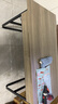 悦美妙 电脑桌台式家用办公书桌简约现代带书架宿舍写字桌子 【双抽款】拉丝黑橡木色120*60CM 实拍图
