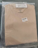 立蒙（LIMENG）男女装素色180g全棉短袖t恤圆领宽松体恤打底衫 卡其 M 实拍图
