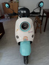 立马【CCTV大国品牌】电动摩托车米朵高速续航55KM1200W电机60V20Ah铅酸电池电动车 糖果蓝绿 实拍图