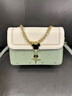 塔驰密司 新年包包品牌奢侈单肩斜挎包女士七夕情人节送女友老婆生日礼物 白绿色 实拍图